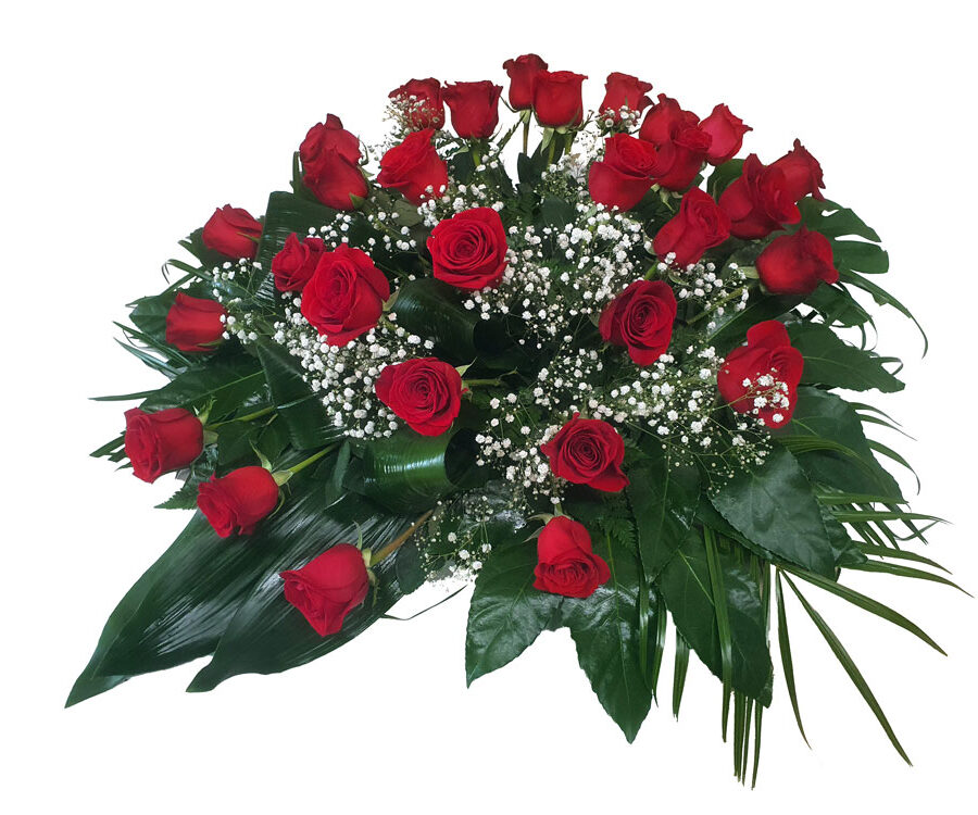 centro de rosas para funeral san josé de burgos
